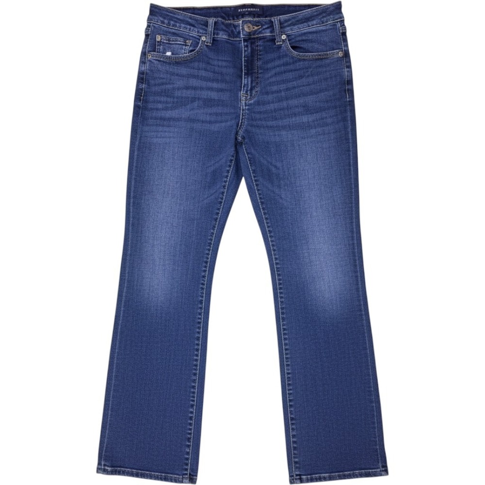 Aeropostale Womens Mid Rise Bootcut Jeans Medium Wash Blue Size 14 Regular